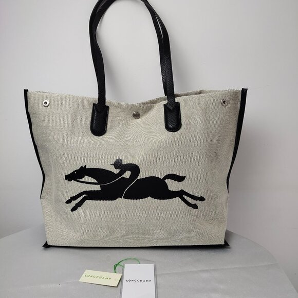 Longchamp Handbags - New Longchamp Essential Toile Large Canvas Tote bag
